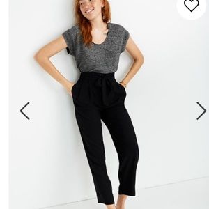 Drapey Paperbag Pants